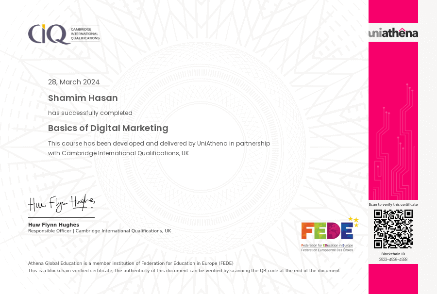 certificates_of_shamim_hasan